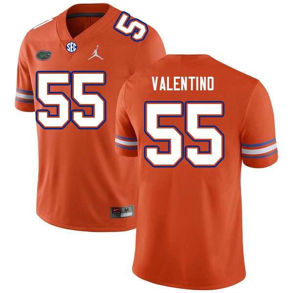 Men #55 Antonio Valentino Florida Gators College Football Jerseys Sale-Orange